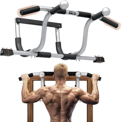 Heavy-Duty Doorway Pull-Up Bar with Solid Construction and Multi-Grip Options