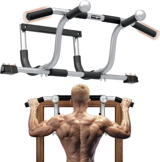 Heavy-Duty Doorway Pull-Up Bar with Solid Construction and Multi-Grip Options